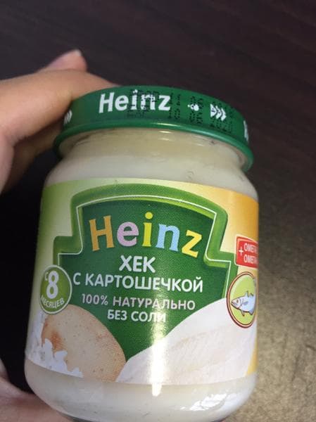 Пюре хек с картошкой Heinz — фото из отзыва «Отличная рыбка»