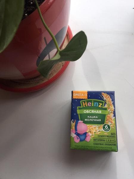 Молочная кашка Heinz — фото из отзыва «Чтобы ребенок спал крепко»