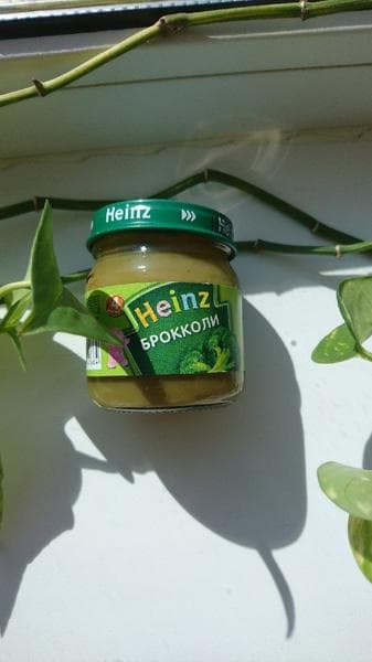 Детское пюре Heinz брокколи — фото из отзыва «Идеально для начала прикорма» (2 из 2)