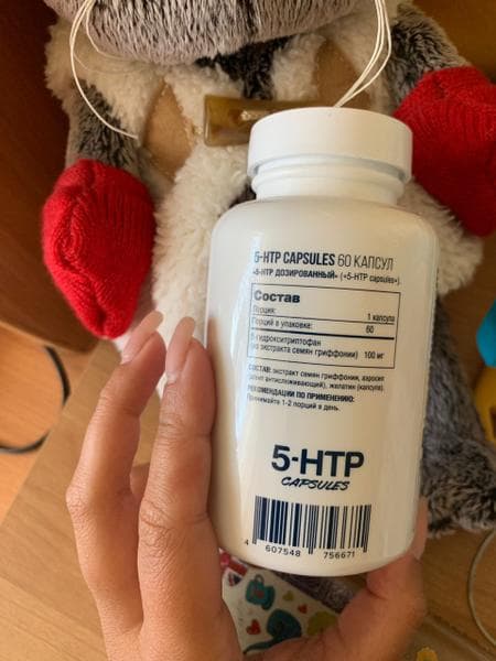 Be First 5-HTP (5-гидрокситриптофан) 60 капсул — фото из отзыва «Результат на лицо» (1 из 2)