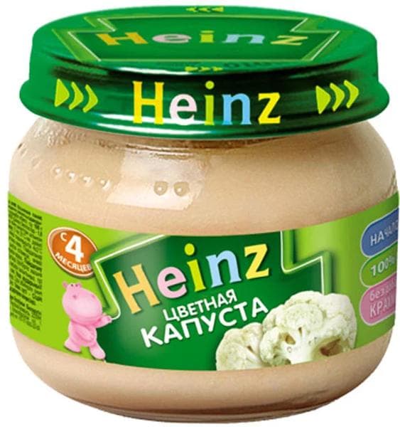 Пюре Heinz Цветная капуста — фото из отзыва «Очень понравилось ребенку»