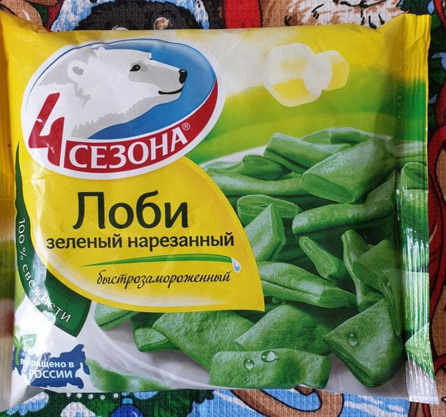 Лоби зеленый нарезанный — фото из отзыва «Приятная новинка в моем рационе»