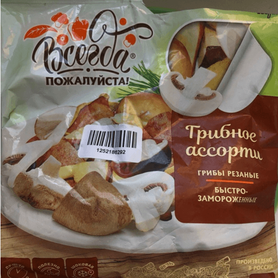 Грибное ассорти — фото из отзыва «Как будто только что из леса» (3 из 5)