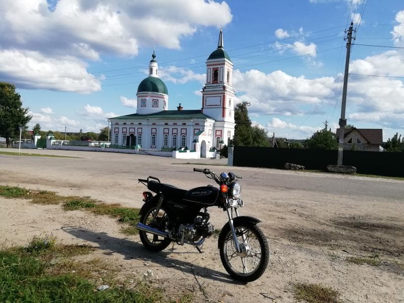 Мотоцикл Alpha WorldMotors 110cc — фото из отзыва «Вещ стоит своих денег.»