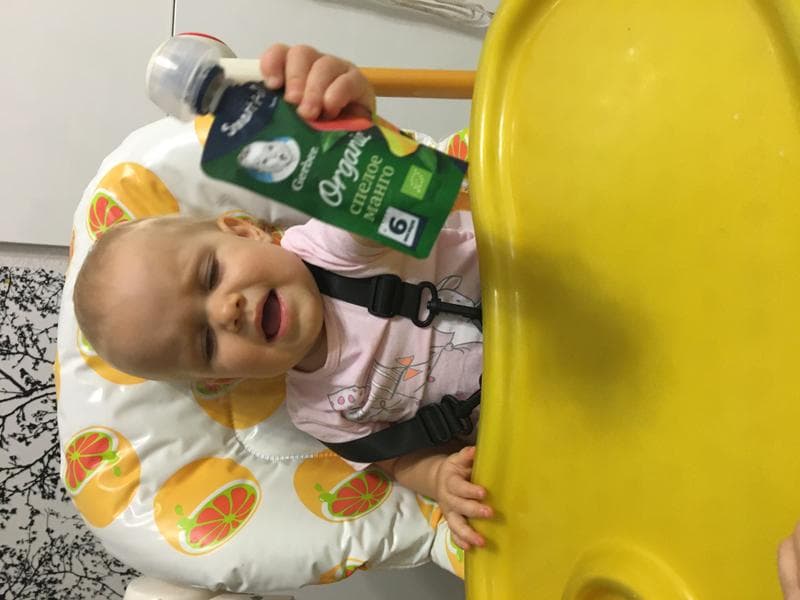 Пауч Gerber organic Спелое манго — фото из отзыва «Вкусно и удобно»