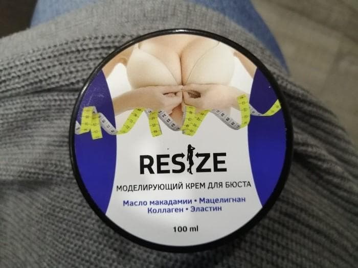 Моделирующий крем для бюста RESIZE, Бренд ReSize — фото из отзыва «Увеличилась грудь, стала более упругой»