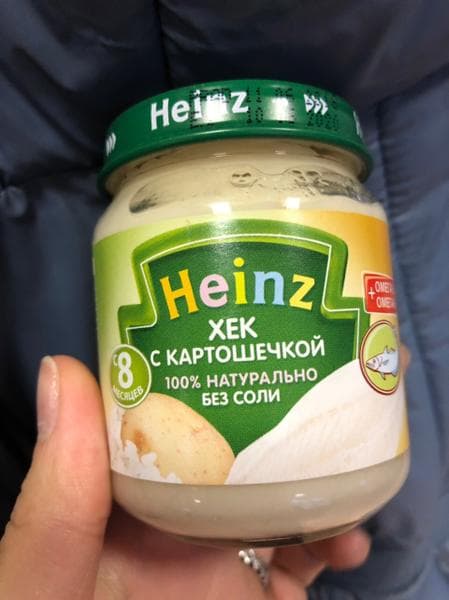 Пюре хек с картошкой Heinz — фото из отзыва «Вкусно и полезно»