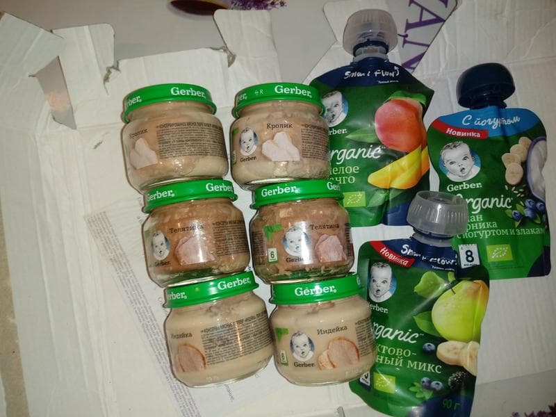 Детское пюре Gerber — фото из отзыва «Пюре хорошее и его можно рекомендовать знакомым» (1 из 3)