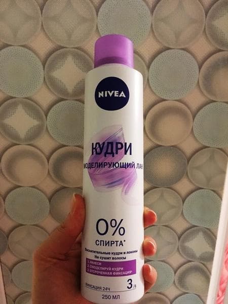 Лак для волос Nivea кудри — фото из отзыва «Хороший, но не вау!» (3 из 3)