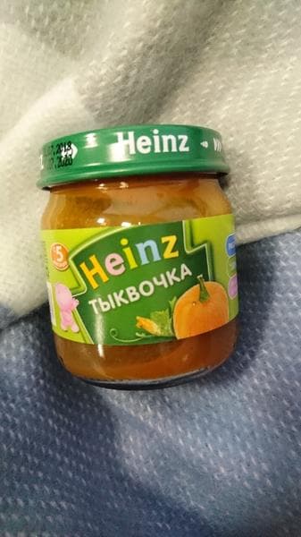 Детское пюре Heinz Тыквочка — фото из отзыва «С Heinz полюбили тыкву» (3 из 3)
