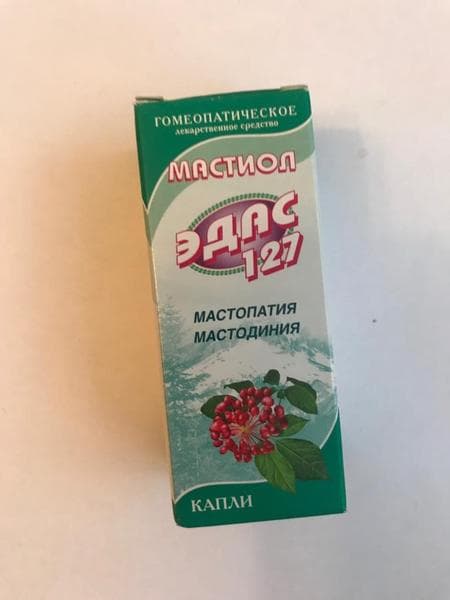 Мастиол Эдас -127 — фото из отзыва «Эффективное средство от мастопатии» (1 из 2)