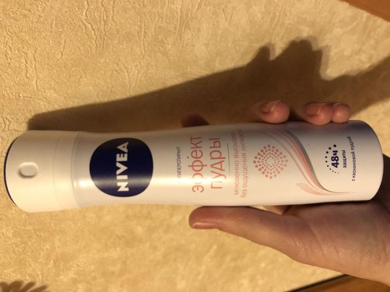Антиперспирант Nivea Эффект пудры — фото из отзыва «Отличный бюджетный» (1 из 4)