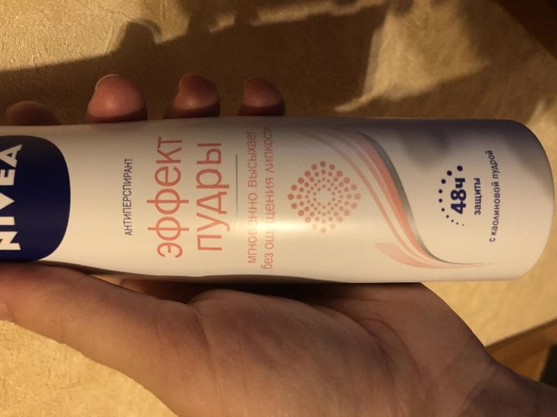 Антиперспирант Nivea Эффект пудры — фото из отзыва «Отличный бюджетный» (3 из 4)