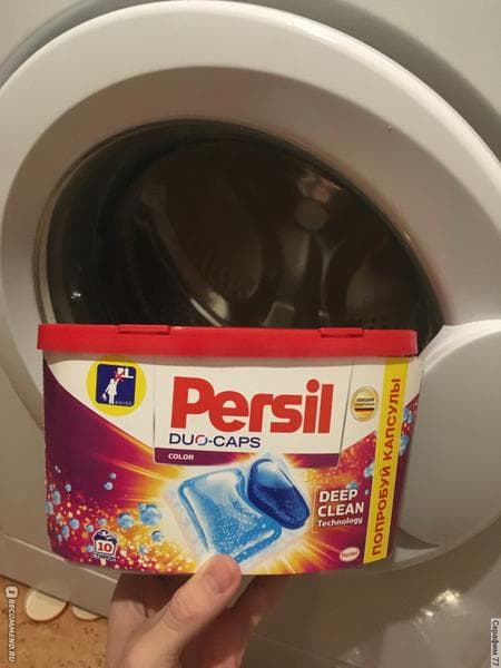 Капсулы PERSIL DUO-CAPS COLOR — фото из отзыва «Очень хороший продукт»