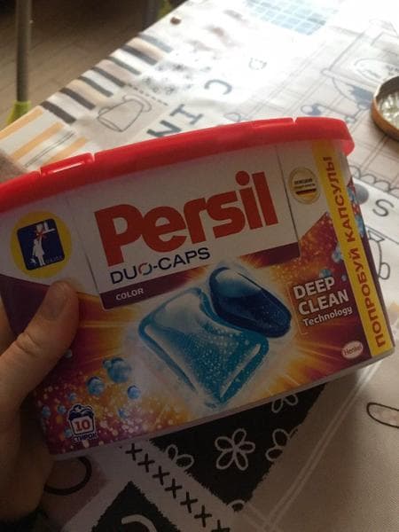 Капсулы PERSIL DUO-CAPS COLOR — фото из отзыва «Не плохие...»