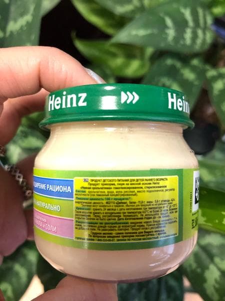 Детское пюре Heinz крольчатинка — фото из отзыва «Расширяем рацион - мы теперь мясоеды!» (3 из 3)