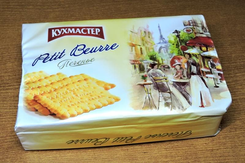 Печенье "Кухмастер Petit Beurre" — фото из отзыва «Неплохое и недорогое.»