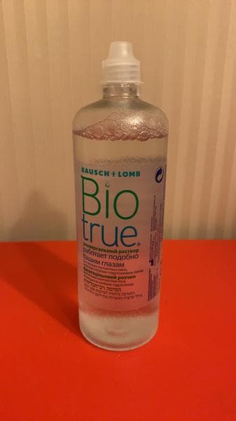 Раствор для линз Bio True — фото из отзыва «Мой раствор» (2 из 5)