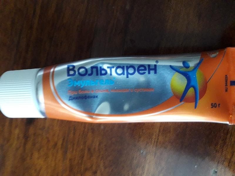 Вольтарен Эмульгель. (Voltaren Emulgel) — фото из отзыва «Боль ушла на третий день.» (1 из 3)