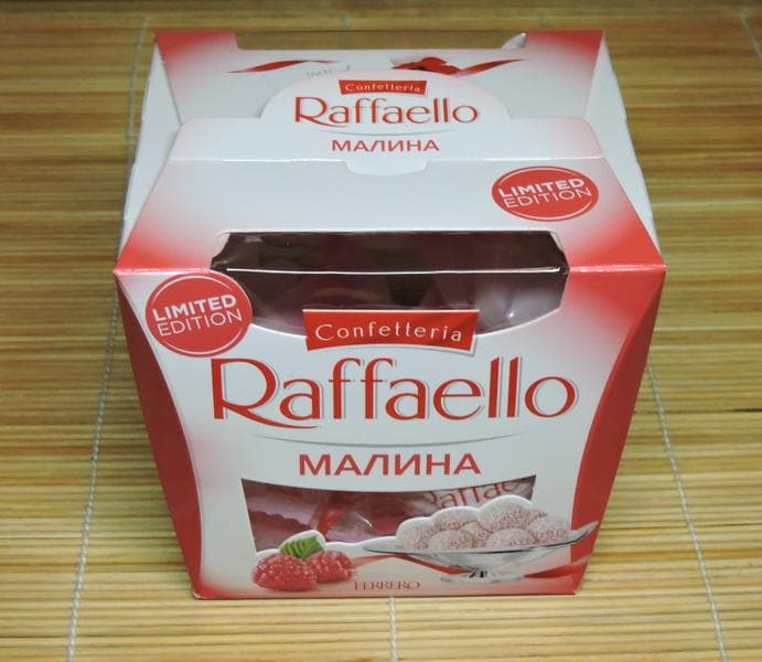 Конфеты FERRERO Raffaello малина — фото из отзыва «Ожидала большего.»