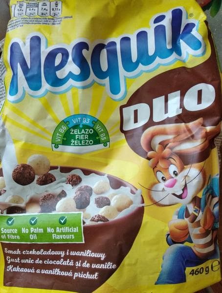 Завтрак "Nesquik" Duo — фото из отзыва «Вкусный завтрак» (1 из 2)