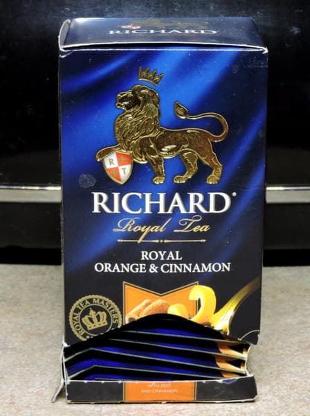 Чай Richard "Royal Orange & Cinnamon" — фото из отзыва «Аромат классный, а вот вкус не очень.»