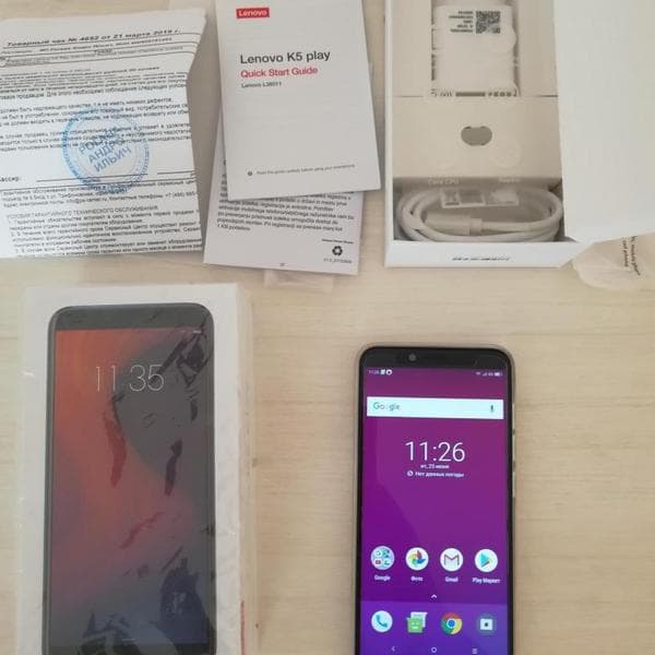 Телефон Lenovo K5 Play — фото из отзыва «Телефон для ребёнка- хороший»