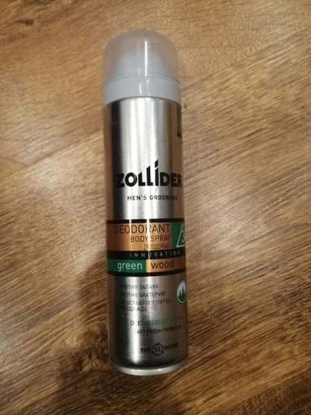 Дезодорант ZOLLIDER Green Wood — фото из отзыва «Приятный парфюмированный дезодорант, но не для спорта»