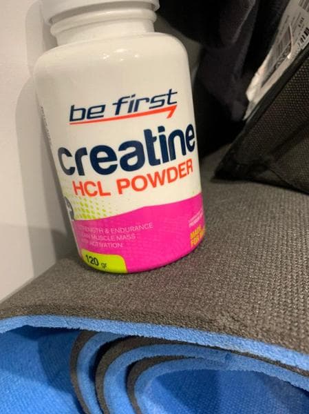 Be First  Creatine HCL powder 120 гр — фото из отзыва «Силы он прибавляет просто отлично»