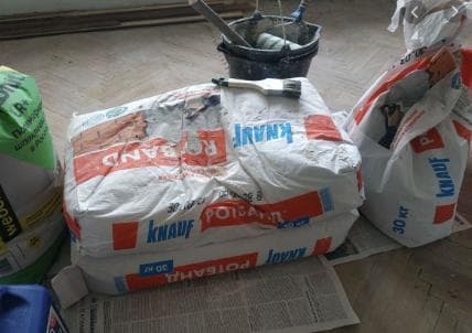 Ротбанд Knauf — фото из отзыва «Действительно, хорошо ложится!»