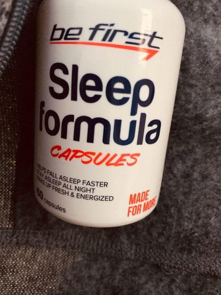 Be First Sleep Formula 60 капсул — фото из отзыва «Помогает заснуть»