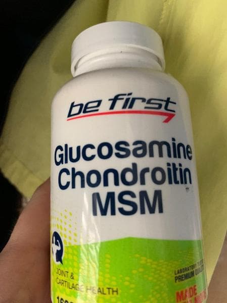 Glucosamine+Chondroitin+MSM Be First — фото из отзыва «Не заменима для суставов»