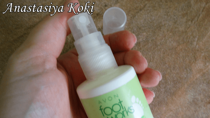 Охлаждающий лосьон-спрей для ног Avon Foot Works Мохито и лайм — фото из отзыва «Мой любимчик на лето» (1 из 2)