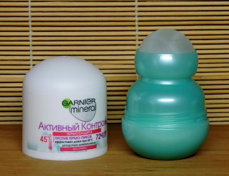 Дезодорант-антиперспирант шариковый Garnier Mineral. Активный контроль. Термозащита. — фото из отзыва «Хорошая защита, приятный аромат.» (1 из 2)
