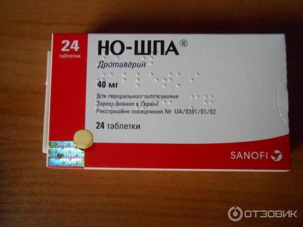 Таблетки "Но-шпа" — фото из отзыва «Очень хорошие таблетки.»