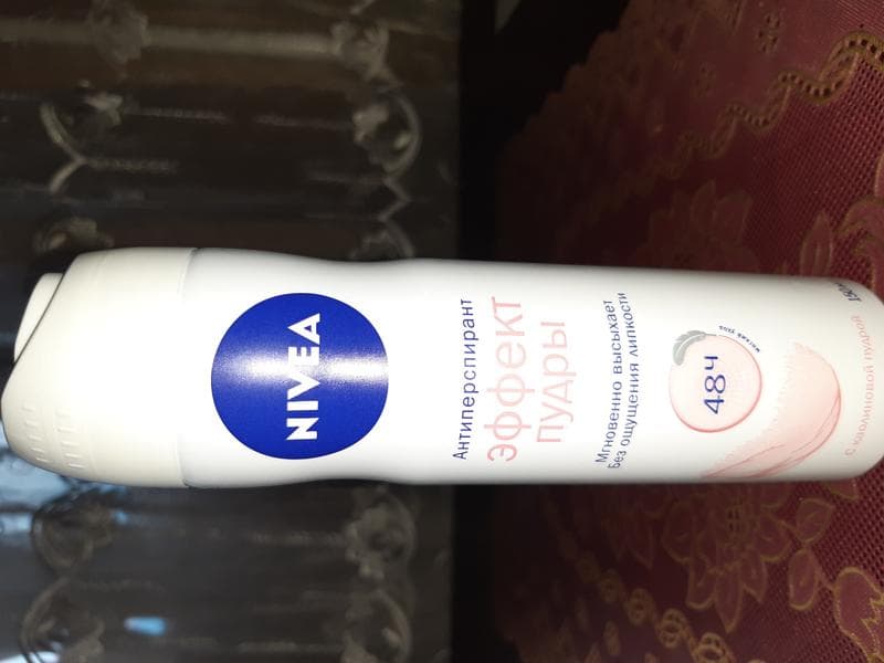 Дезодорант-антиперспирант Nivea ЭФФЕКТ ПУДРЫ СПРЕЙ — фото из отзыва «Качественный антиперспирант»