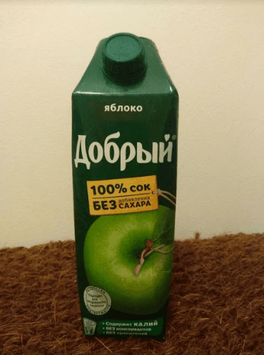 Сок "Добрый" — фото из отзыва «Вкусный натуральный сок в удобной упаковке» (1 из 2)