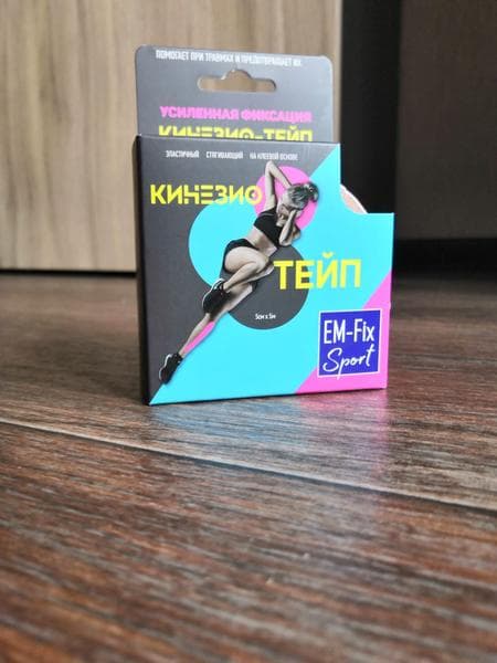 Кинезио тейп Em-Fix Sport — фото из отзыва «Отличная вещь!»