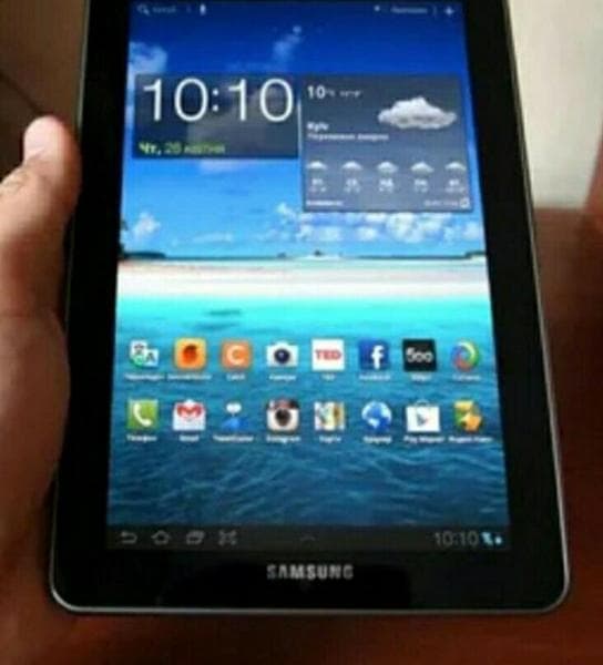 Планшет Samsung Galaxy Tab 7.7 — фото из отзыва «Хорошенький)»