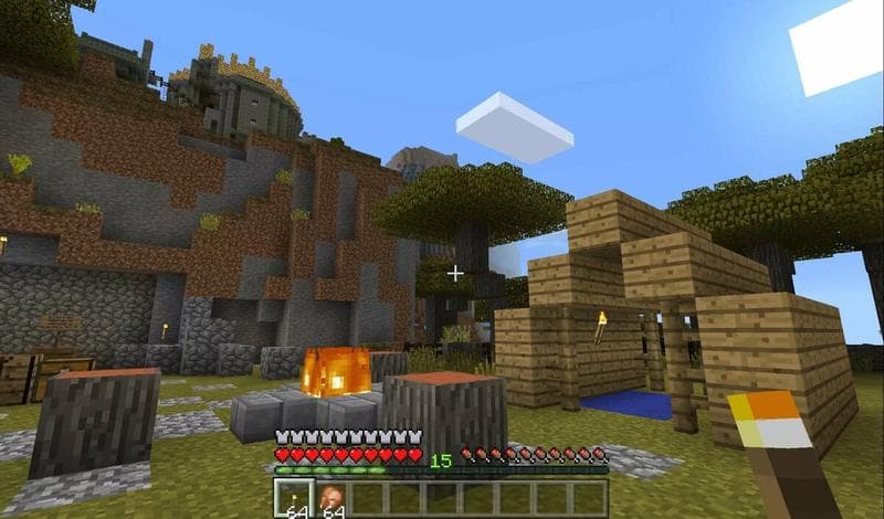 Игра "Minecraft" — фото из отзыва «В нее можно играть с друзьями,» (1 из 3)