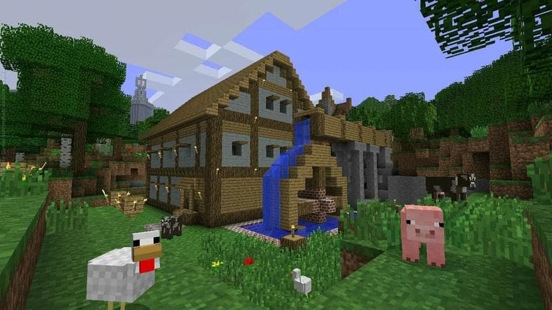 Игра "Minecraft" — фото из отзыва «В нее можно играть с друзьями,» (2 из 3)