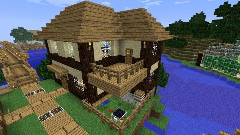 Игра "Minecraft" — фото из отзыва «В нее можно играть с друзьями,» (3 из 3)