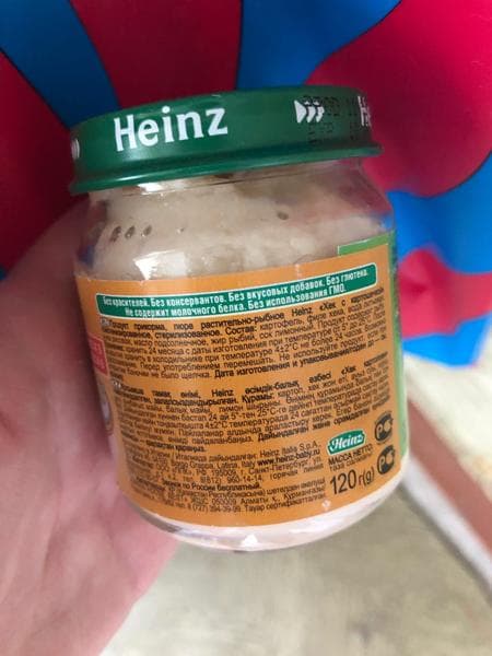 Пюре хек с картошкой Heinz — фото из отзыва «Вкуснейшая рыба для малышей»