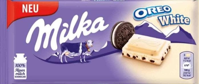 Milka Oreo White — фото из отзыва «Очень нежный и вкусный шоколад»