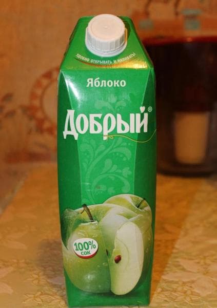 Сок Добрый Яблоко — фото из отзыва «Вкусный и недорогой сок»