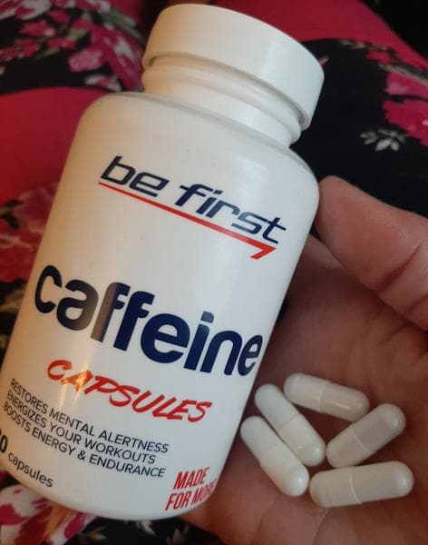 Be First Caffeine, 60 капсул — фото из отзыва «Решилась попробовать энергетик...»