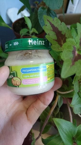 Детское пюре Heinz крольчатинка — фото из отзыва «Пюрешка из кролика для самых маленьких» (1 из 2)