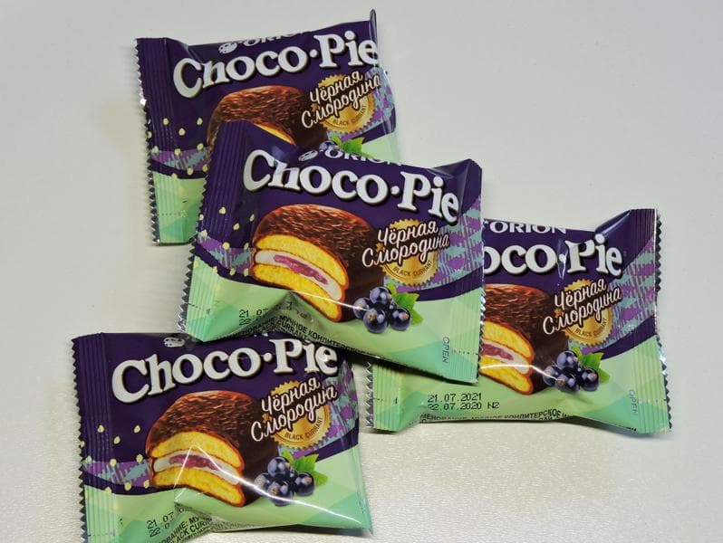 Orion Choco Pie чёрная смородина — фото из отзыва «Смородины маловато.» (3 из 4)