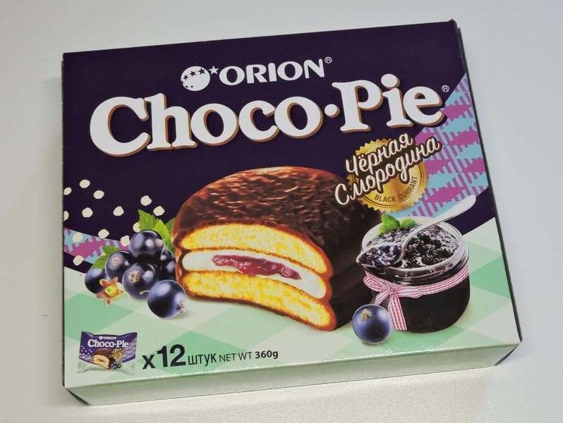 Orion Choco Pie чёрная смородина — фото из отзыва «Смородины маловато.» (4 из 4)