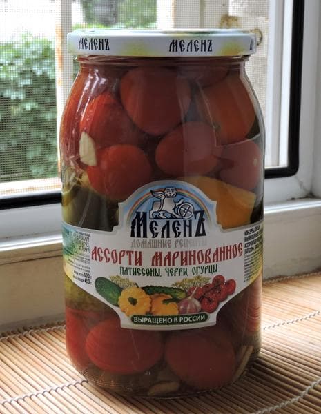 Ассорти маринованное "Меленъ" — фото из отзыва «Вкусно.» (2 из 2)